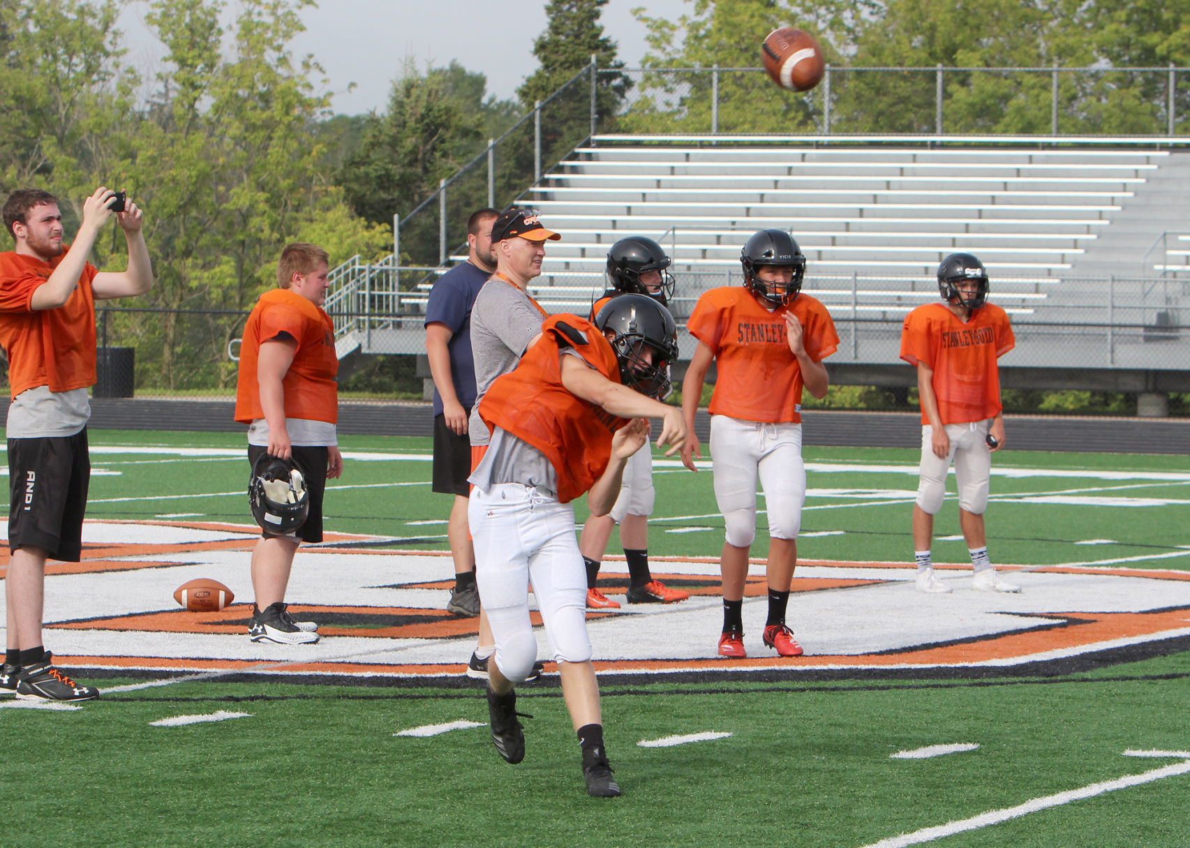 Stanley-Boyd football practice 8-12-19